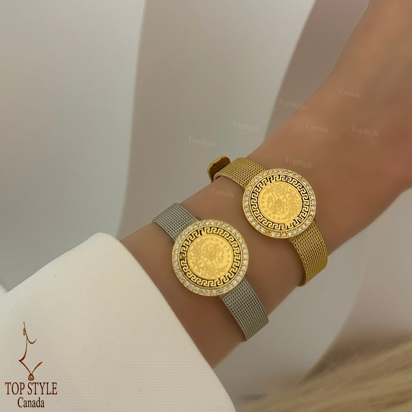 Classic Ottoman Coin (Lira) Belt Bracelet