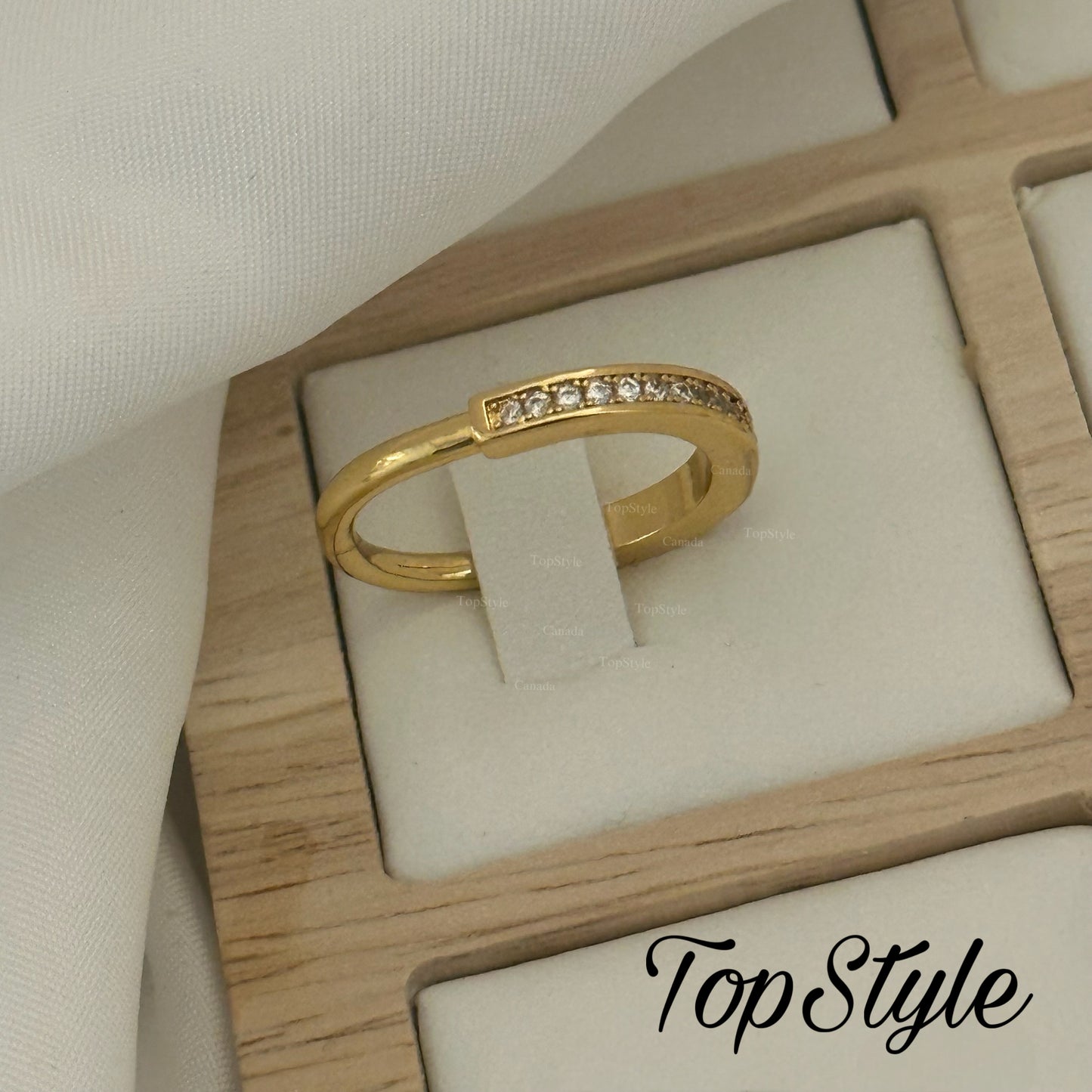 Gold Plated Lock Ring