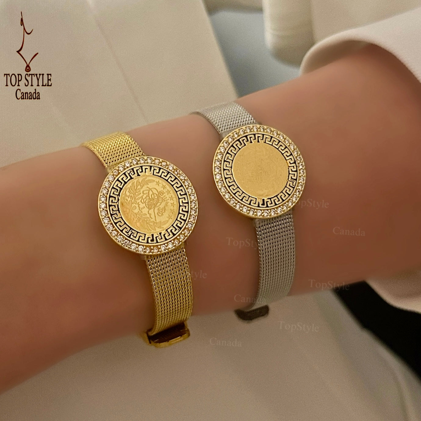 Classic Ottoman Coin (Lira) Belt Bracelet