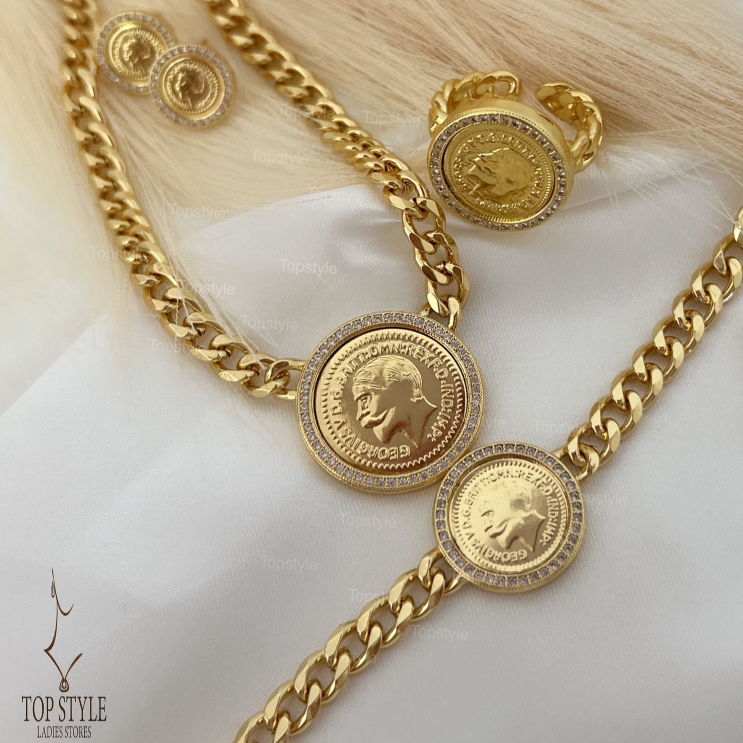 Coin (Lira) Gold-Plated Full Set