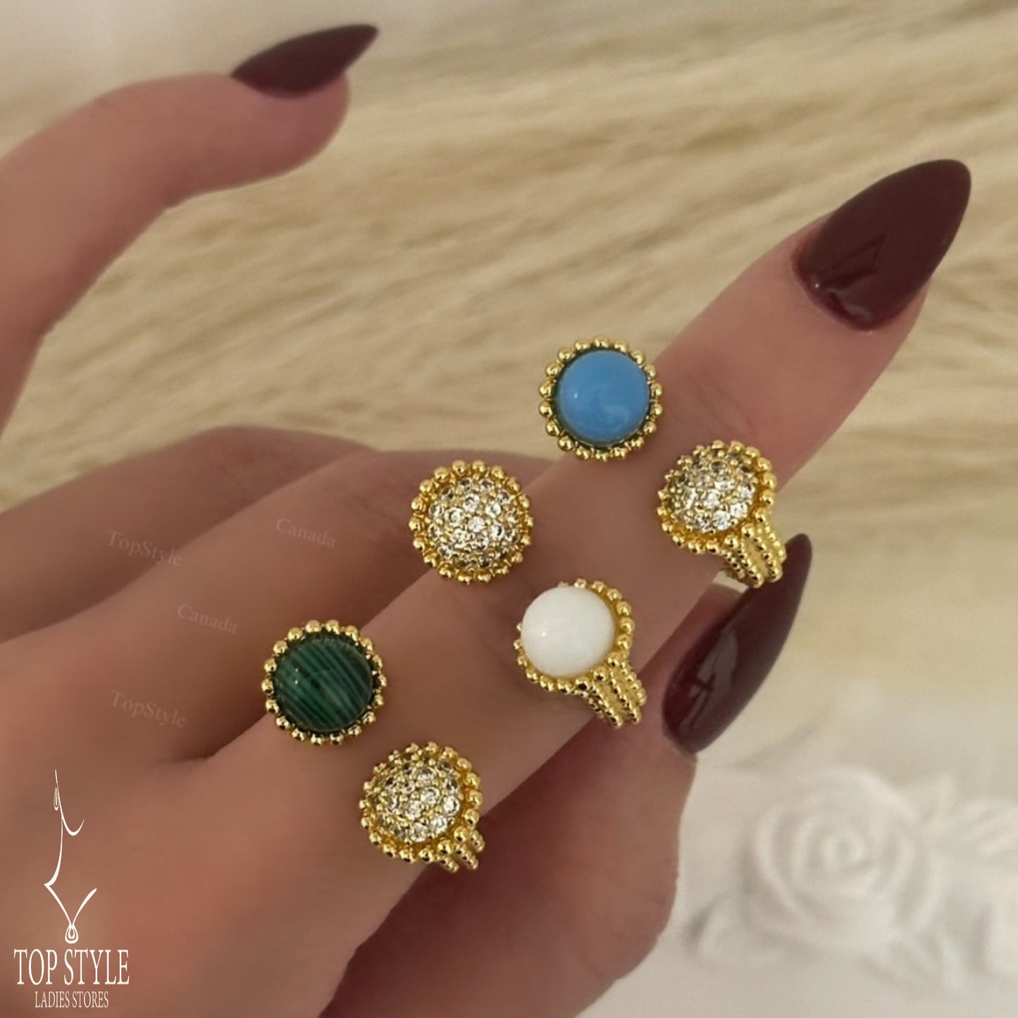 Gold-Plated Half Set (Bangle + Ring)