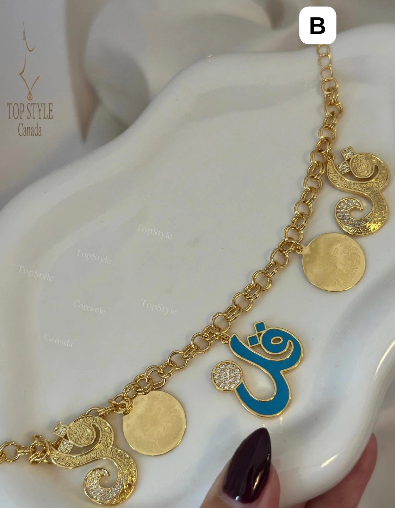 Farfasha 'Qul' Charm Bracelet Collection | 21K Gold Plated