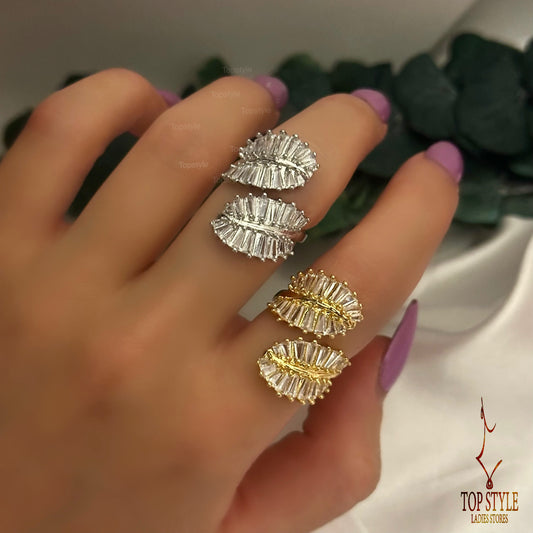 18K Gold-Plated Adjustable Ring