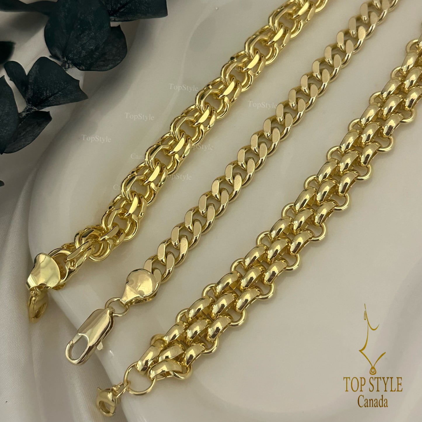 18K Gold-Plated Chain Bracelet