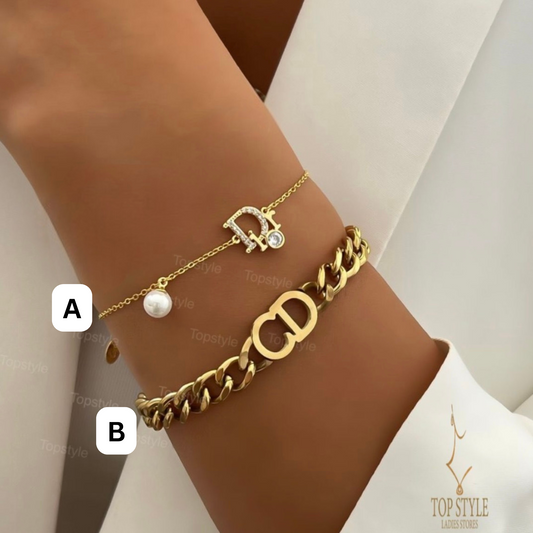 Classy Gold-Plated Bracelet