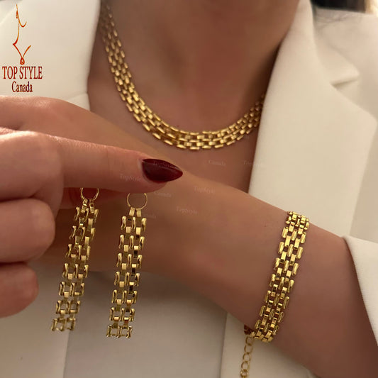 Statement Link Set (3 Pieces)