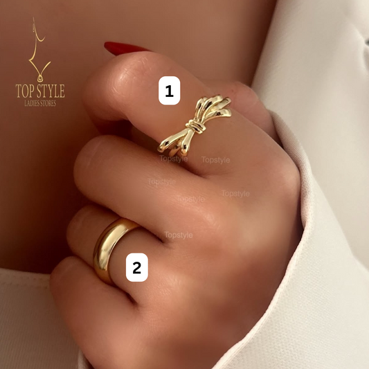 18K Gold-Plated  Rings