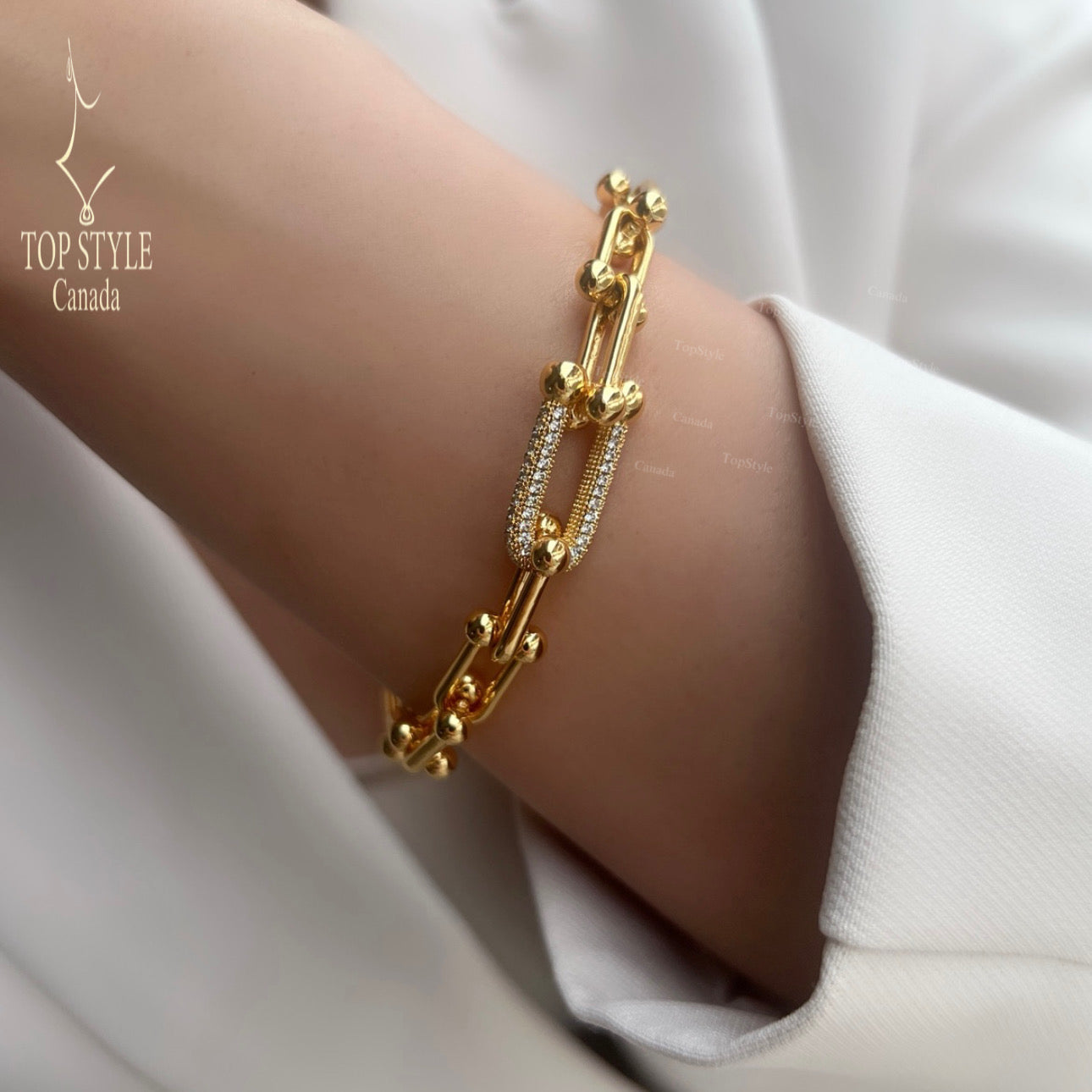 18K Gold Plated Link Set (3 pieces)