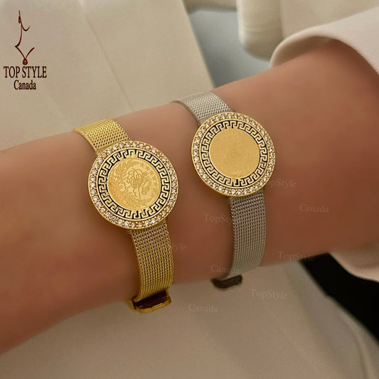 Classic Ottoman Coin (Lira) Belt Bracelet