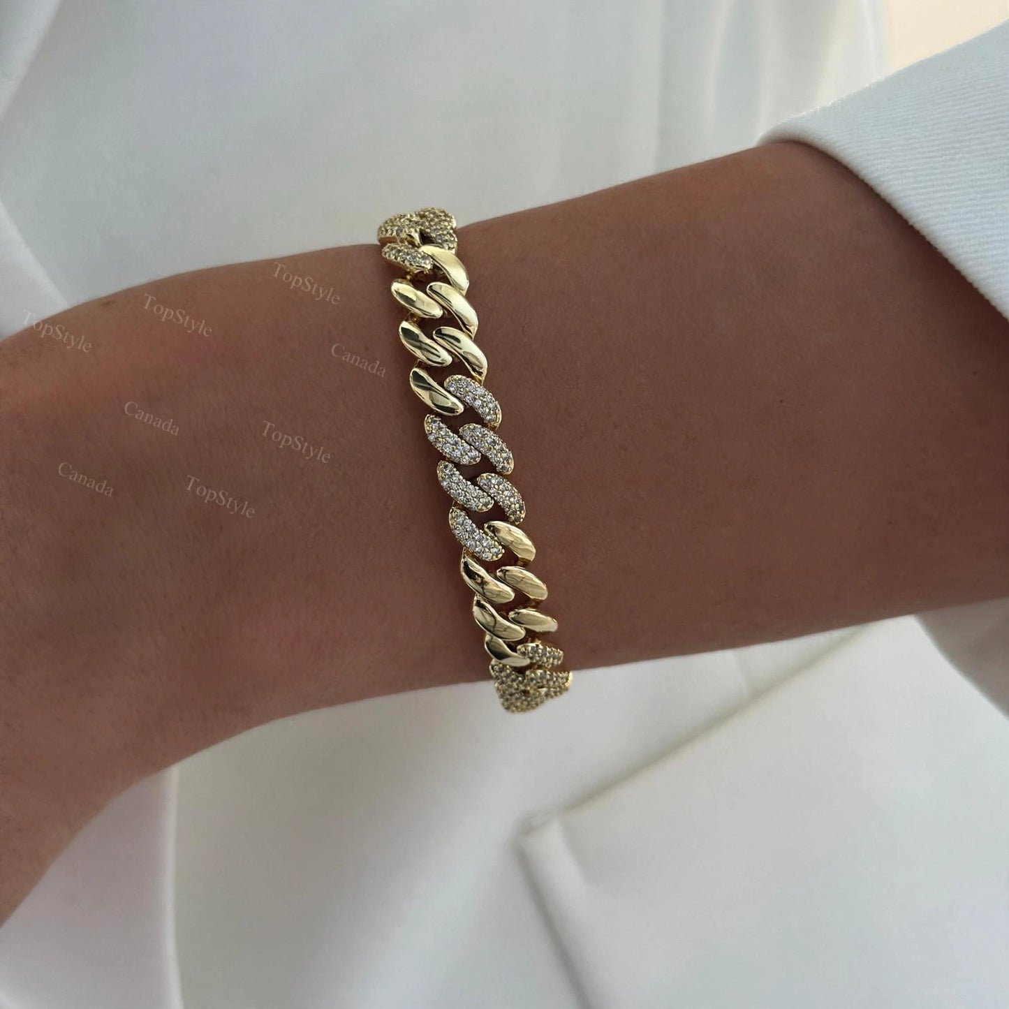 Cuban Link Bracelet Collection | 18K Gold Plated