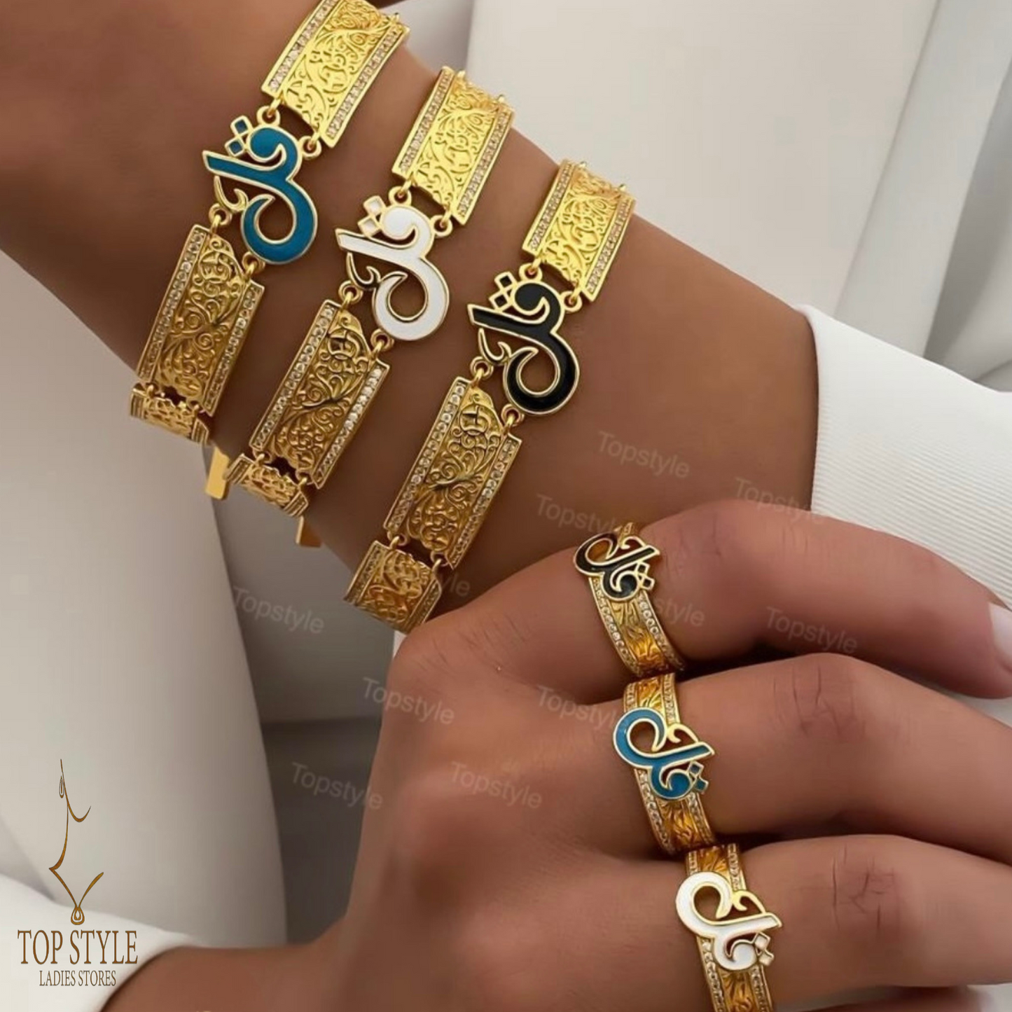 "Qul" half set (Bracelet + Ring)