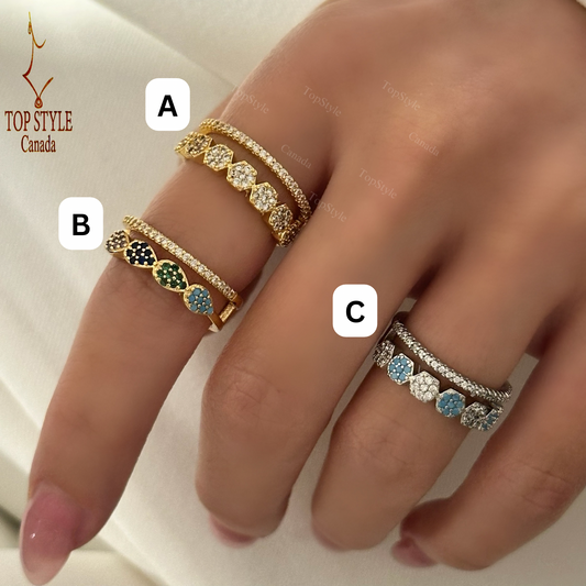 Gold-Plated Classic CZ Ring