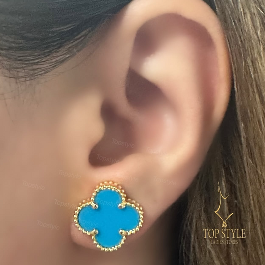 18K Gold-Plated VC Earrings