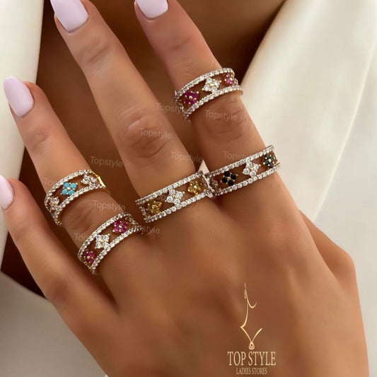 Luxury Flower Ring