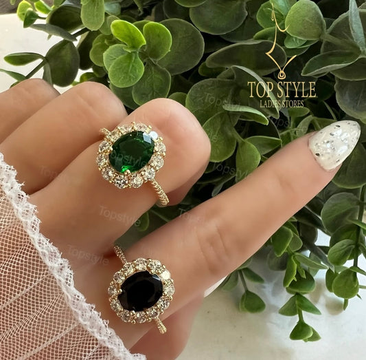 18K Gold-Plated Adjustable Ring