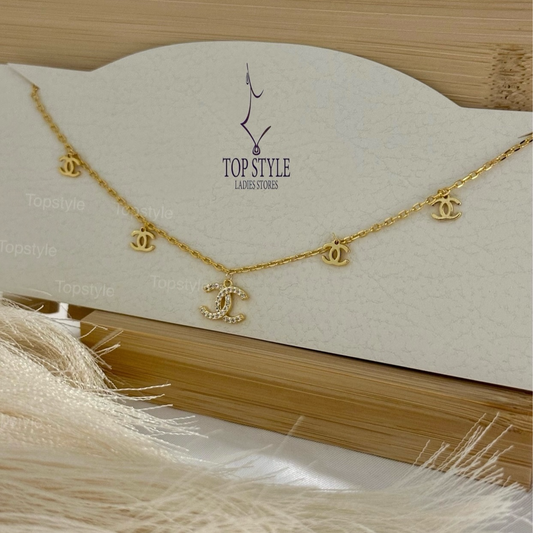 18K Gold-Plated Choker Necklace