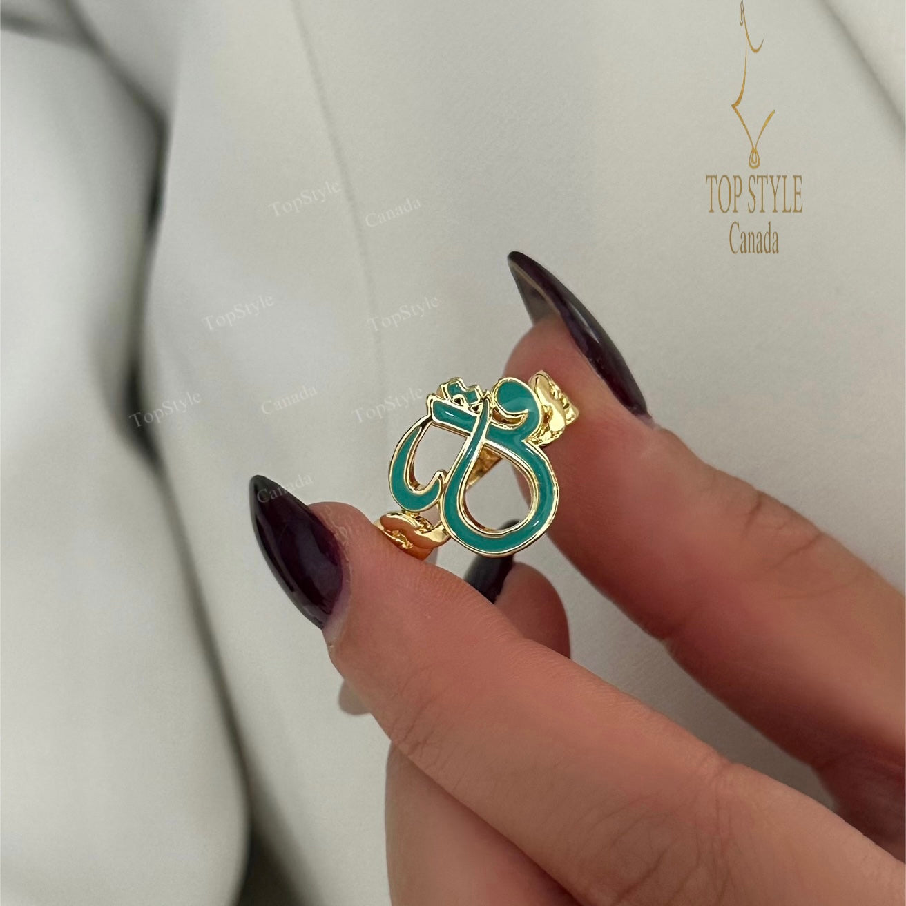18K Gold Plated 'Qul' Ring