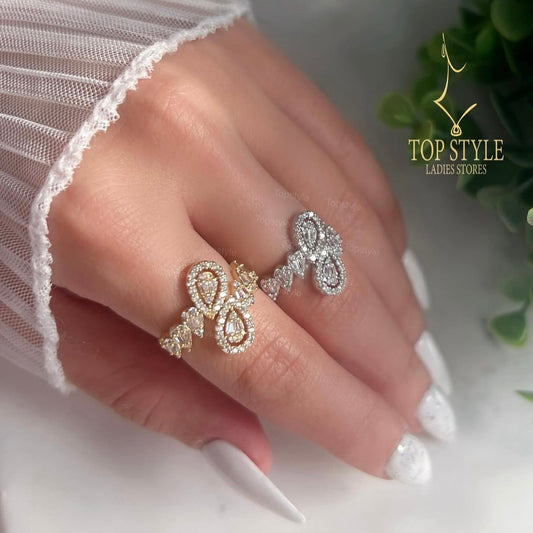 18K Gold-Plated Adjustable Ring
