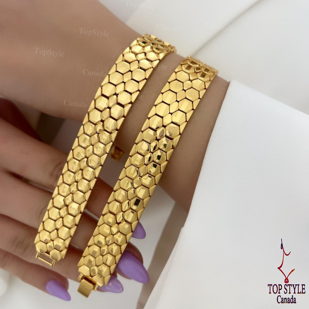 Python Gold-Plated Bracelet