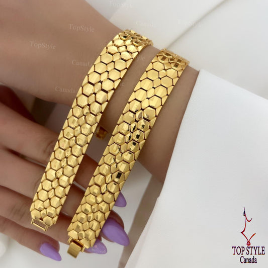 Python Gold-Plated Bracelet