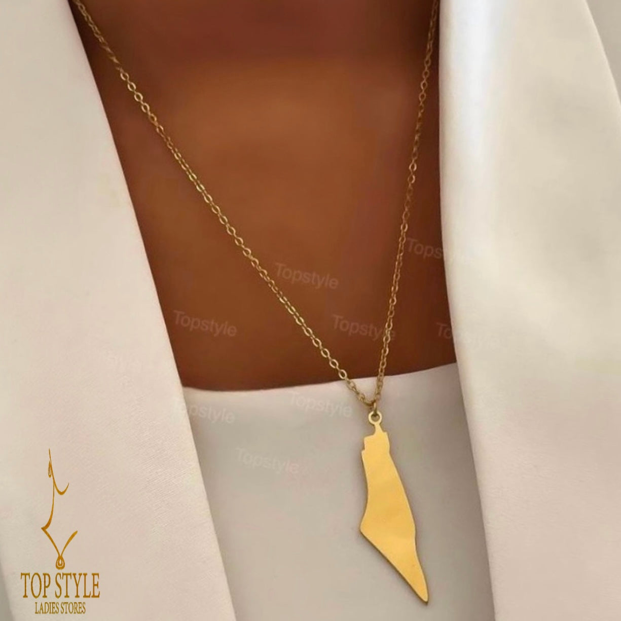 Gold-Plated Country Necklace