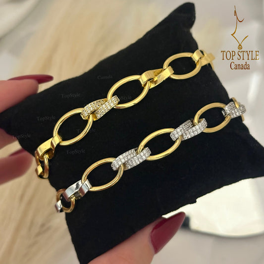 Oval Link Bracelet