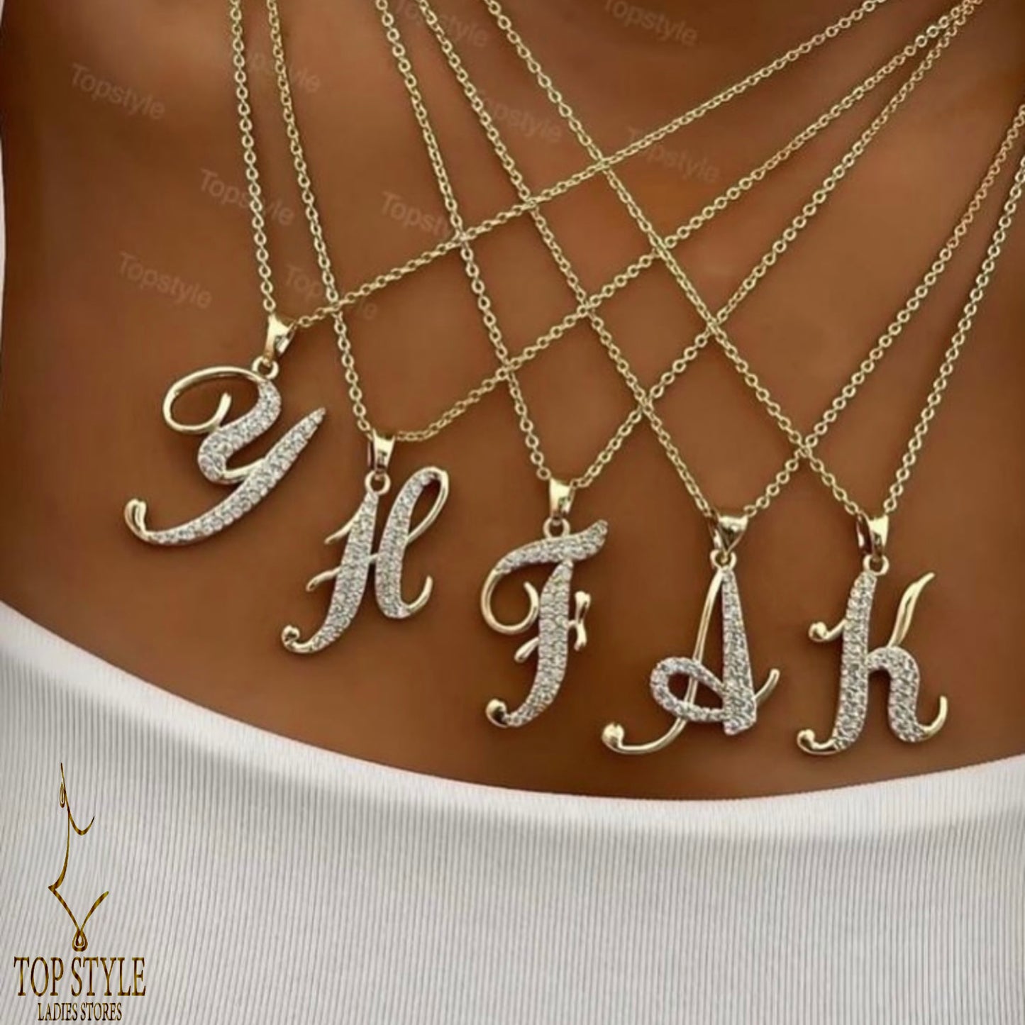 18K Gold-Plated Initial Necklace
