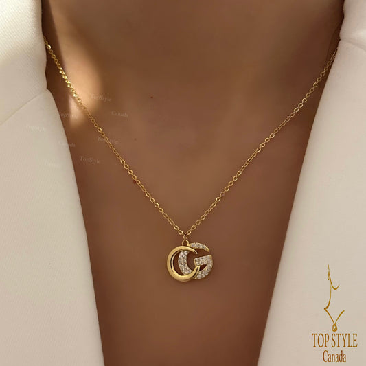 Gold Plated Classic Pendant Necklace