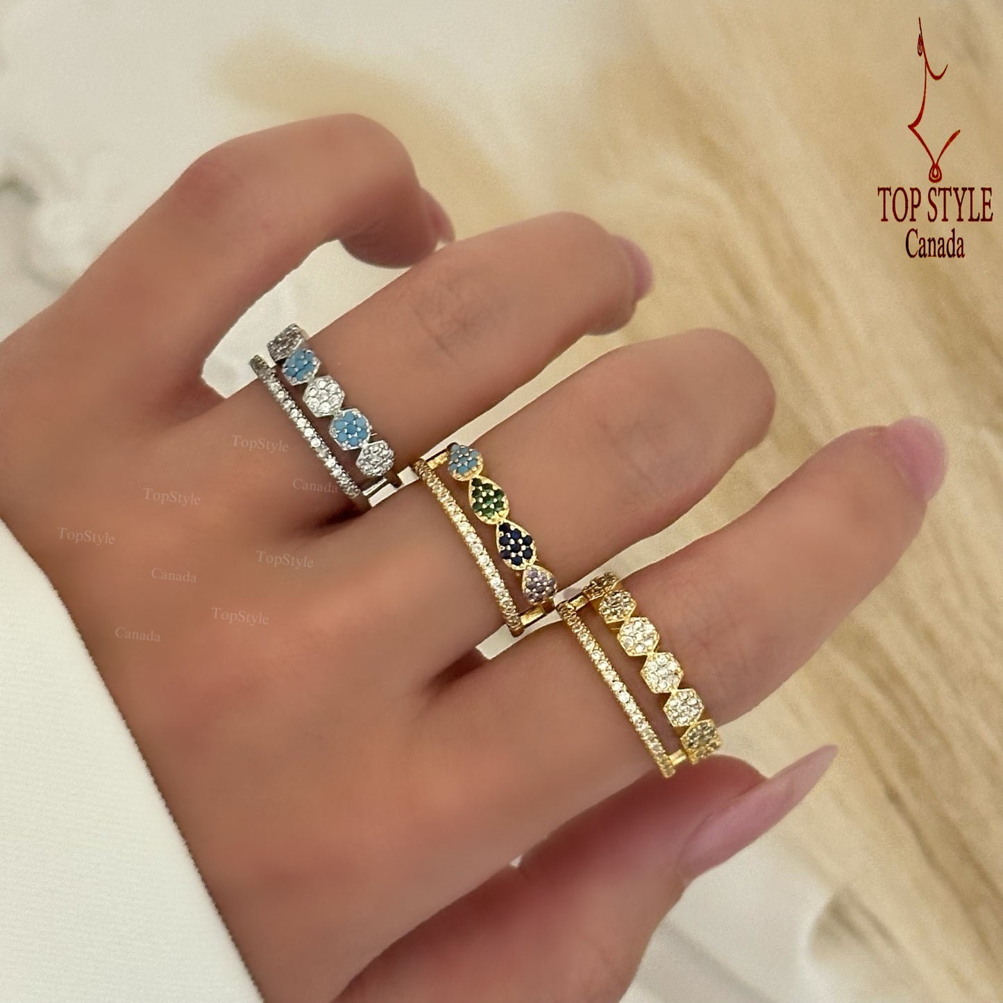 Gold-Plated Classic CZ Ring