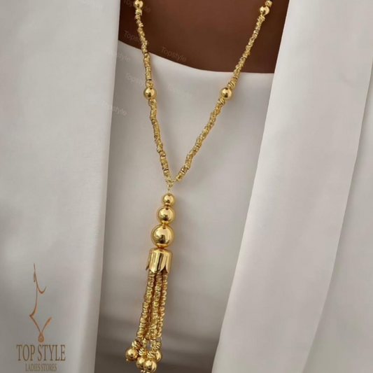 21K Gold-Plated Dorica Long Necklace