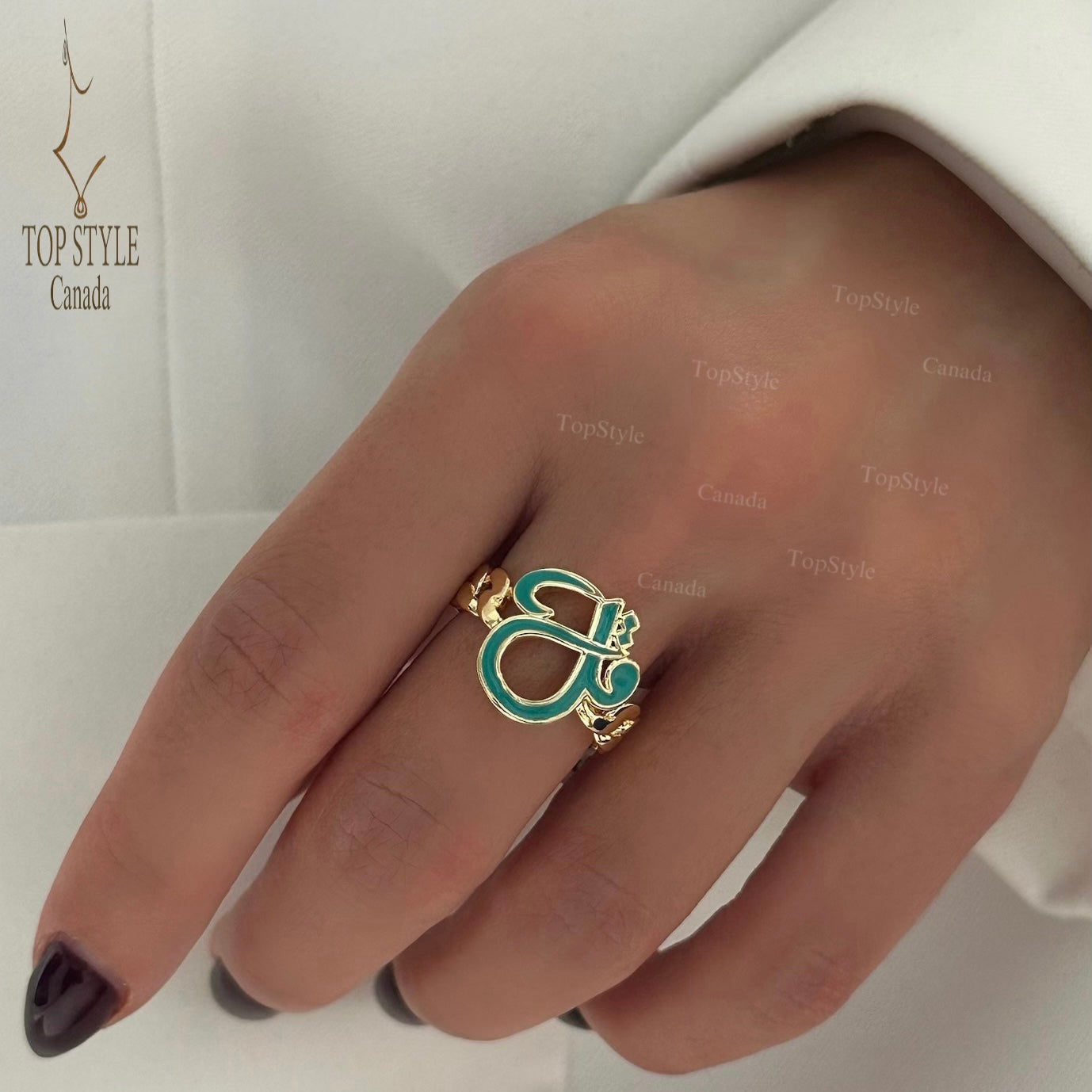 18K Gold Plated 'Qul' Ring