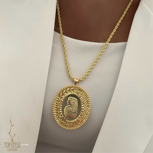 21K Gold-Plated Alloy Necklace