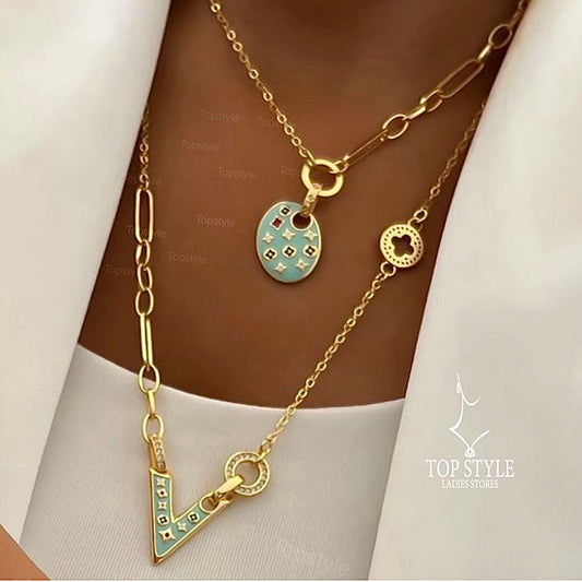 18K Gold-Plated Layered Necklace