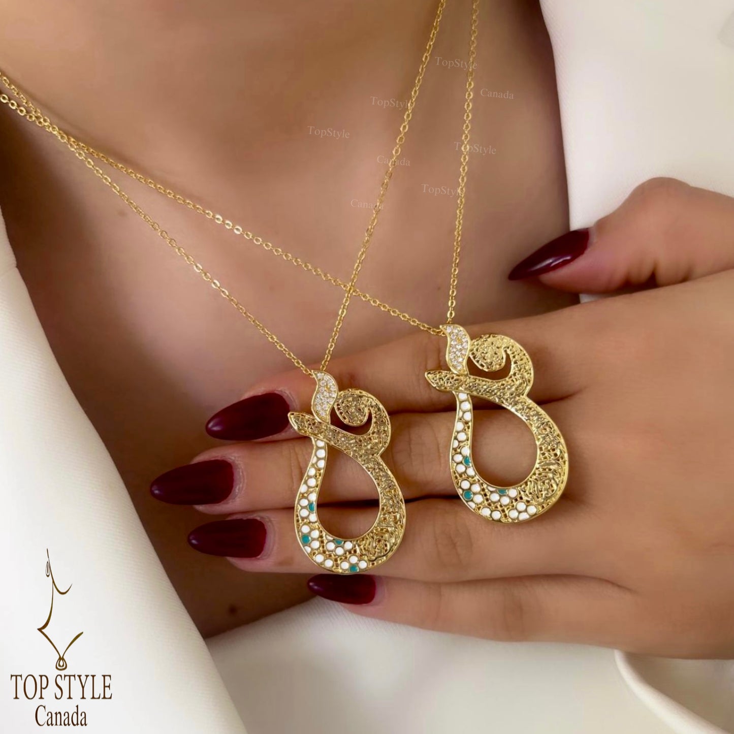 18K Gold-Plated "Qul" "قل" Necklace
