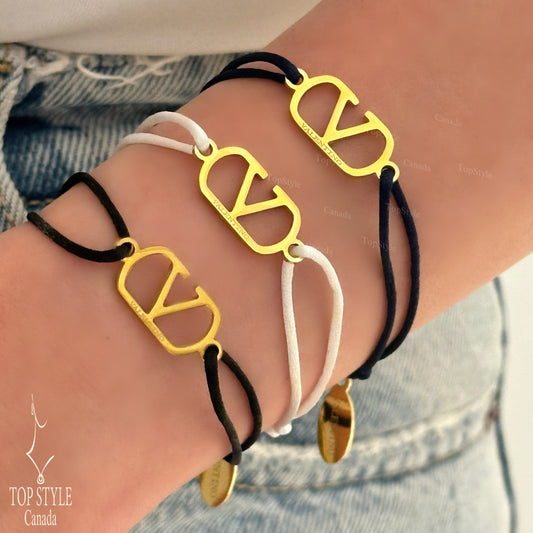 Elegant Gold-Plated Charm Bracelet