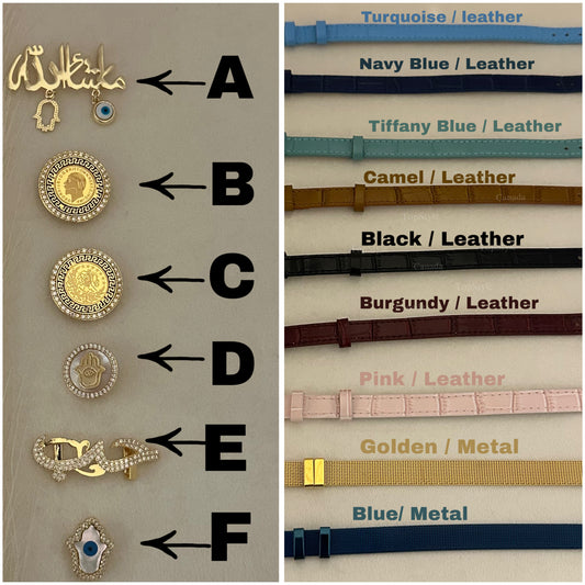 Trendy Charm Belt Bracelet ( Mix & Match)