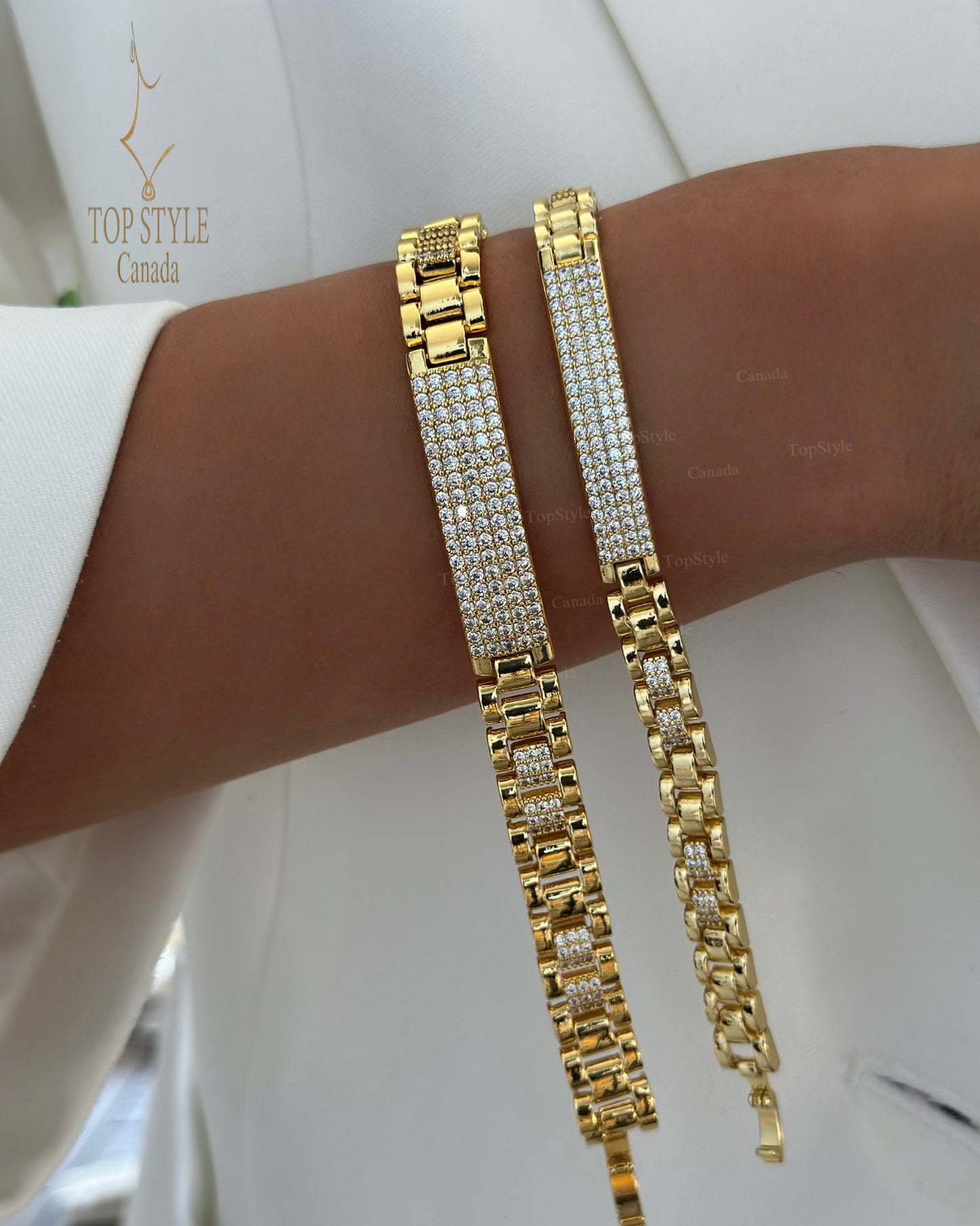 21K Gold Plated Luxury Statement Bracelet Collection