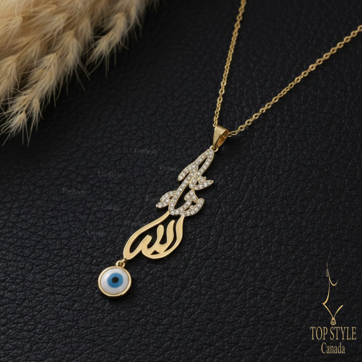 Gold Plated Mashalla Necklace