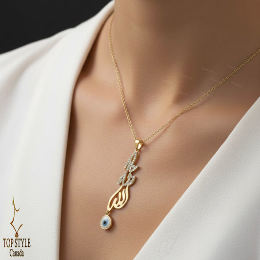 Gold Plated Mashalla Necklace