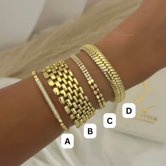 18K Gold-Plated Trendy Bracelet