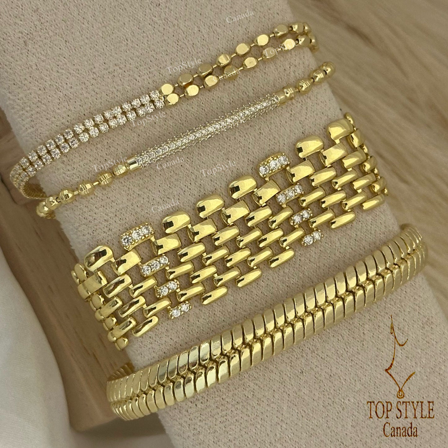 18K Gold-Plated Trendy Bracelet