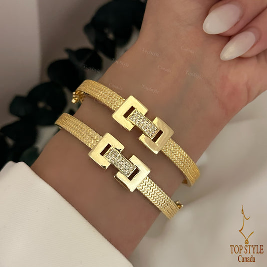 Mesh Spark Bangle